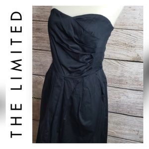 Limited Strapless Black Cocktail Dress | Size 8